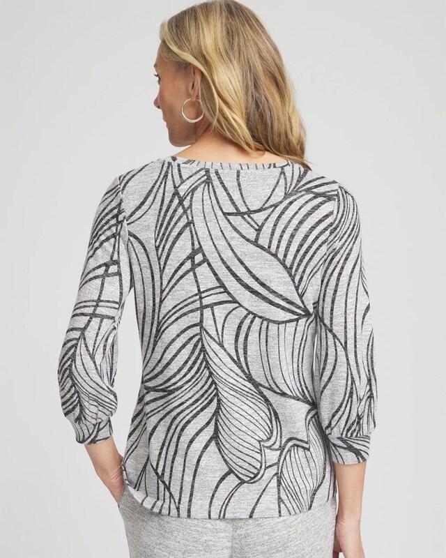 Zenergy Soft Essentials 3/4 Sleeve Top - image 3